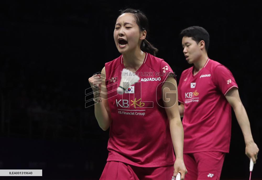 (SP)CHINA-SUZHOU-BADMINTON-SUDIRMAN CUP-MALAYSIA VS SOUTH KOREA(CN)