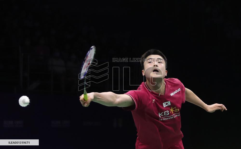 (SP)CHINA-SUZHOU-BADMINTON-SUDIRMAN CUP-MALAYSIA VS SOUTH KOREA(CN)