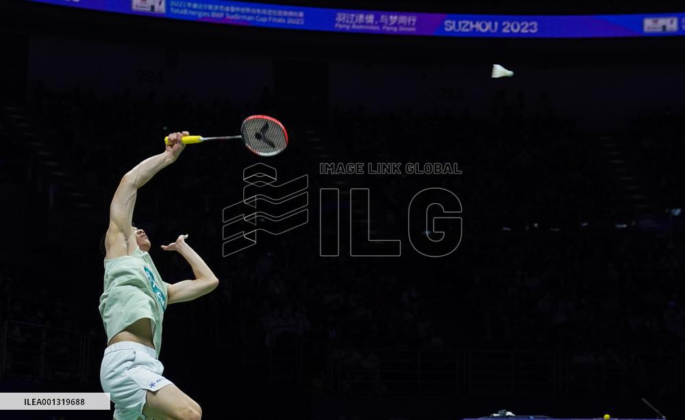 (SP)CHINA-SUZHOU-BADMINTON-SUDIRMAN CUP-MALAYSIA VS SOUTH KOREA(CN)