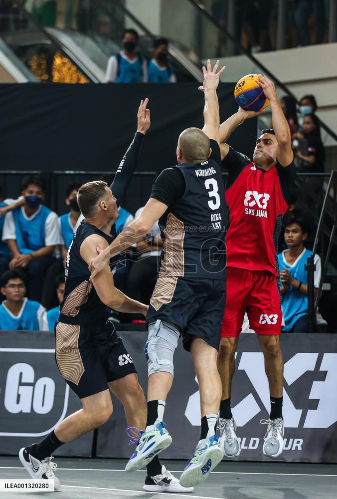 (SP)PHILIPPINES-MAKATI-FIBA 3X3-MANILA MASTERS-RIGA VS SAN JUAN