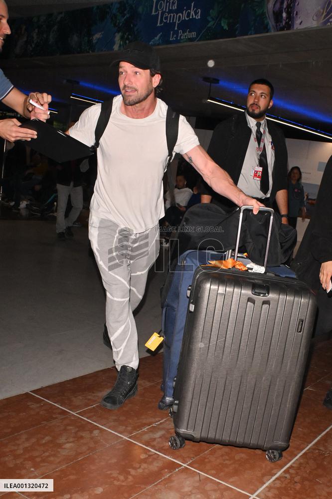 Cannes Ian Bohen At Nice Airport
