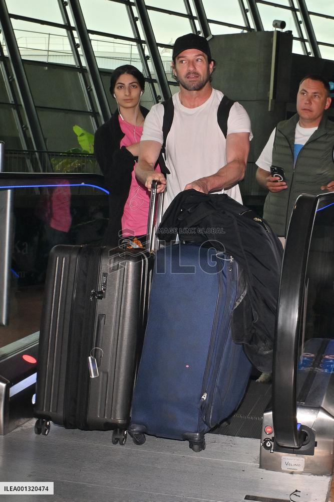 Cannes Ian Bohen At Nice Airport