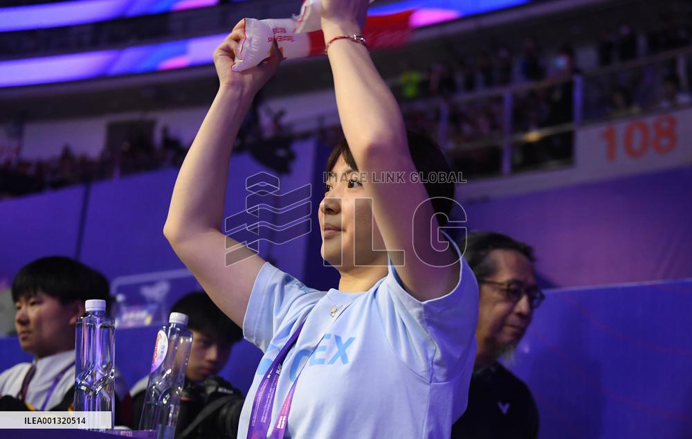 (SP)CHINA-SUZHOU-BADMINTON-SUDIRMAN CUP-SEMIFINALS-CHN VS JPN (CN)