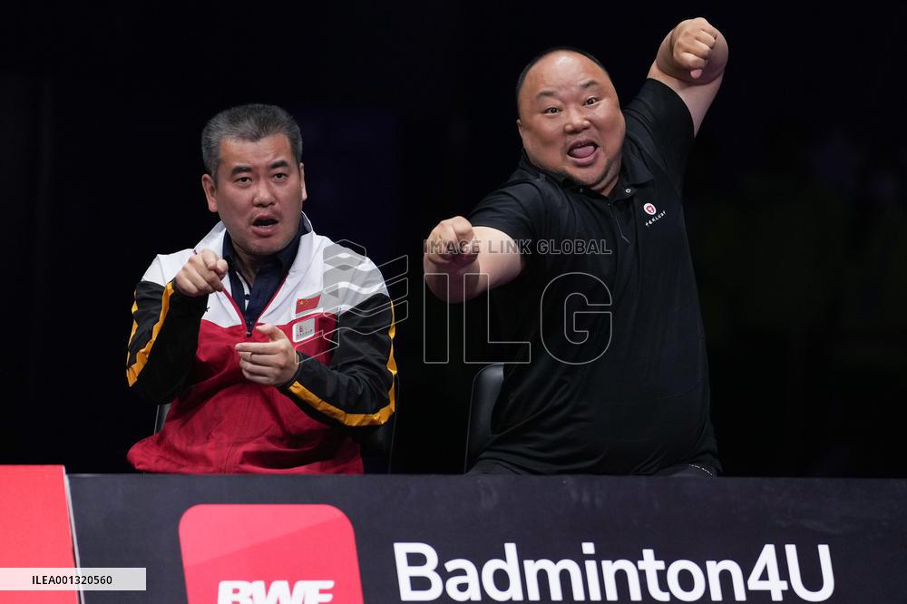 (SP)CHINA-SUZHOU-BADMINTON-SUDIRMAN CUP-SEMIFINALS-CHN VS JPN (CN)