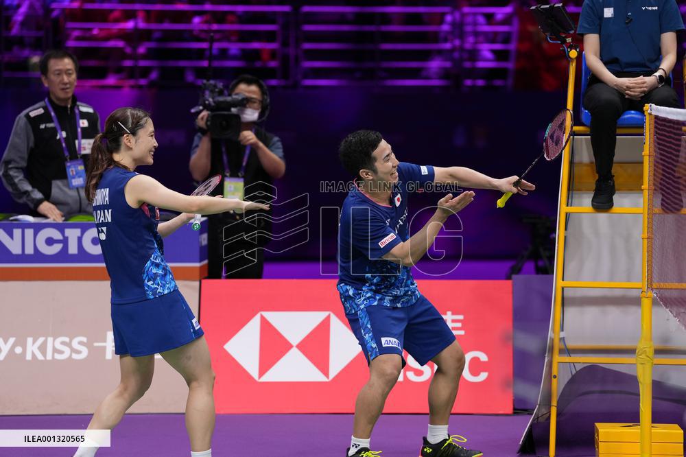 (SP)CHINA-SUZHOU-BADMINTON-SUDIRMAN CUP-SEMIFINALS-CHN VS JPN (CN)