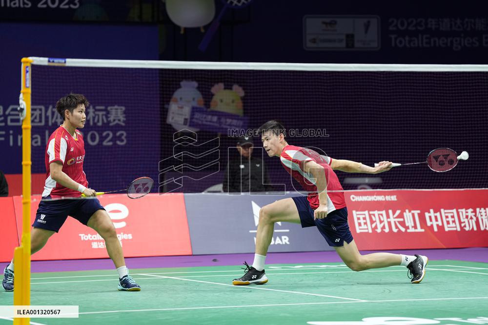 (SP)CHINA-SUZHOU-BADMINTON-SUDIRMAN CUP-SEMIFINALS-CHN VS JPN (CN)