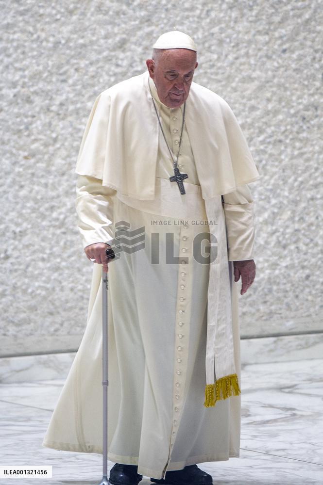 Pope Francis meets pilgrims of diocese of Spoleto-Norcia