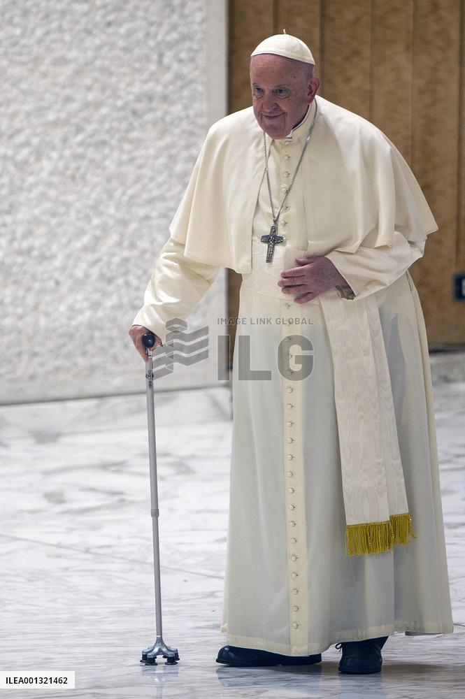 Pope Francis meets pilgrims of diocese of Spoleto-Norcia