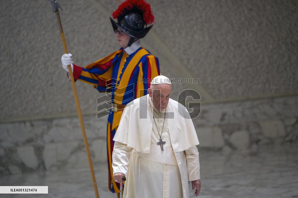 Pope Francis meets pilgrims of diocese of Spoleto-Norcia