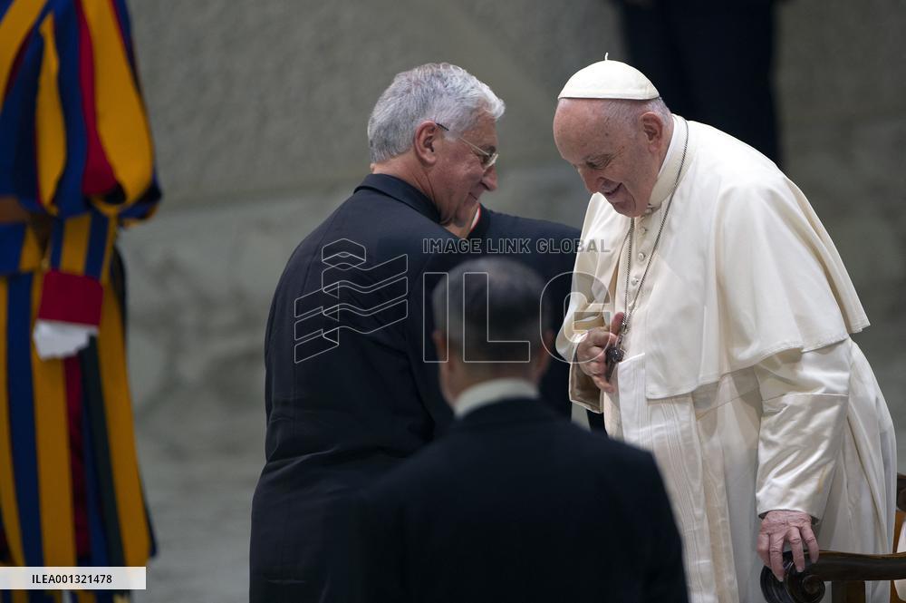 Pope Francis meets pilgrims of diocese of Spoleto-Norcia