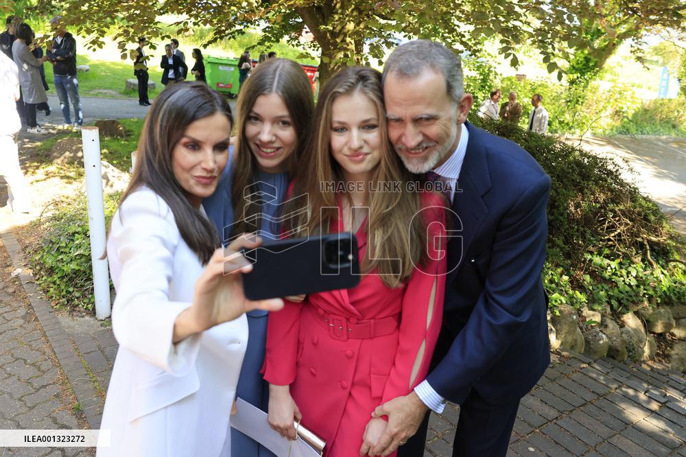 Spanish Crown Princess Leonor graduated from The UWC College - Wales