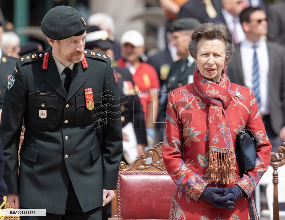 Princess Anne Visit To Canada