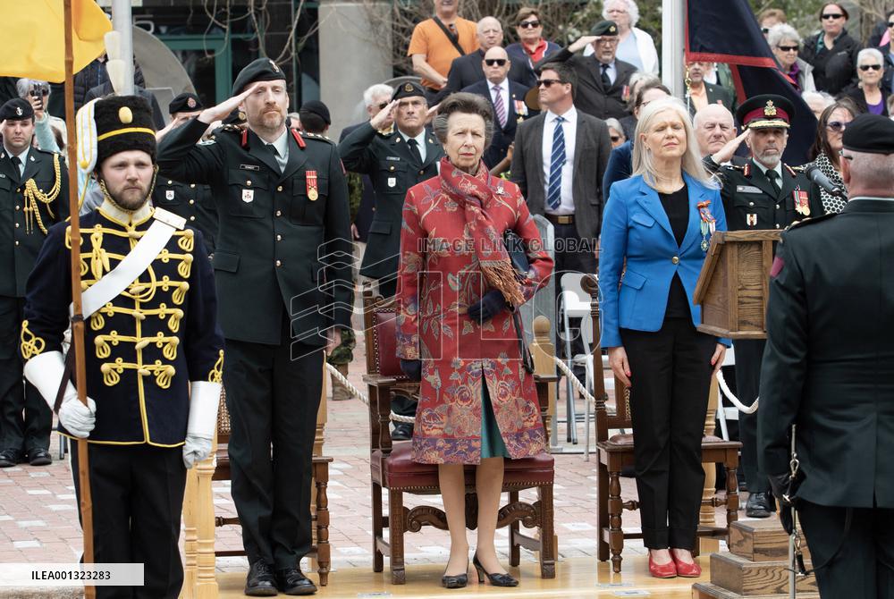Princess Anne Visit To Canada