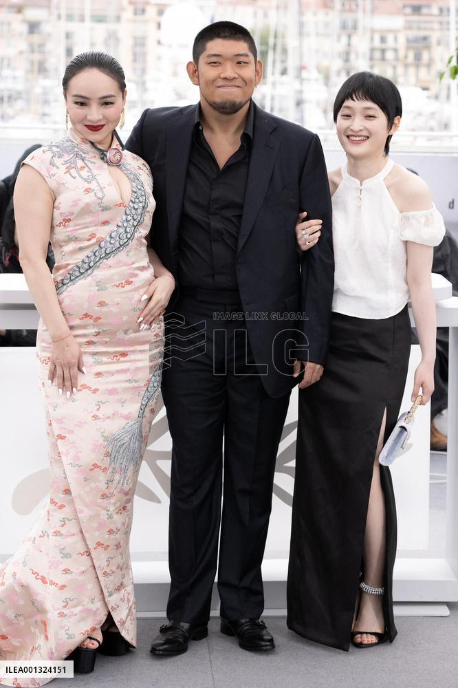 He Bian De Cuo Wu (Only The River Flows) Photocall  Cannes - Day 5.