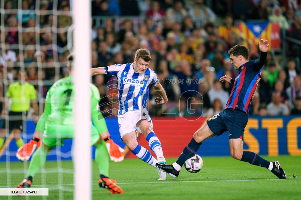 (SP)SPAIN-BARCELONA-FOOTBALL-SPANISH LEAGUE-BARCELONA VS REAL SOCIEDAD