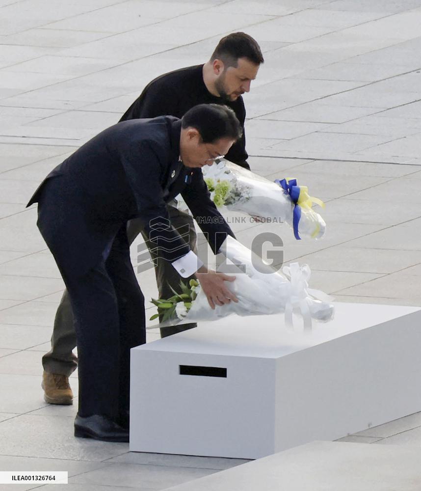 Ukrainian President Zelenskyy in Hiroshima