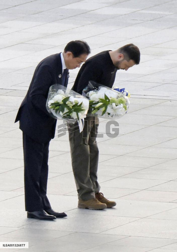 Ukrainian President Zelenskyy in Hiroshima