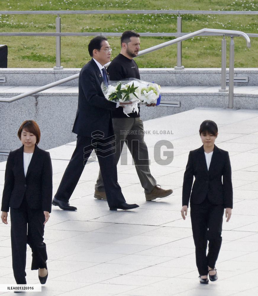 Ukrainian President Zelenskyy in Hiroshima