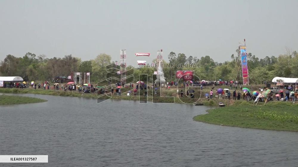 Rocket Festival celebrated in Yasothon, Thailand