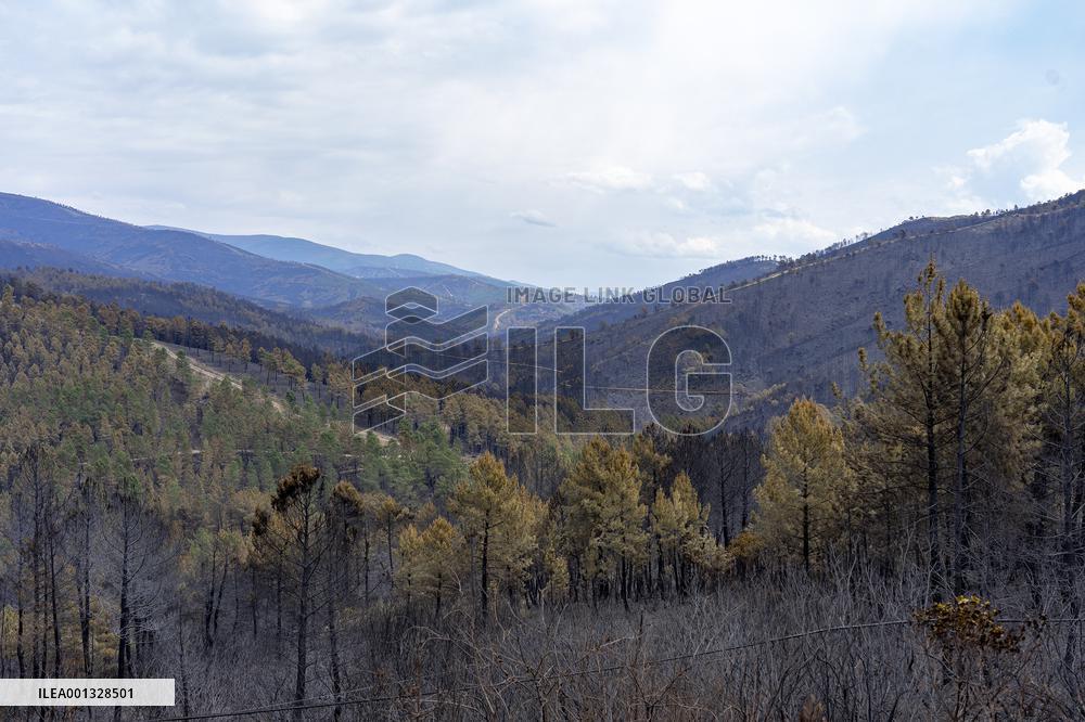 Fire in Hurdes and Sierra de Gata remains under control - Spain