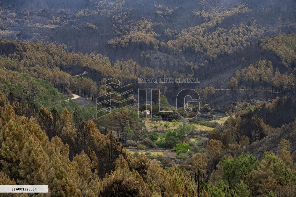 Fire in Hurdes and Sierra de Gata remains under control - Spain