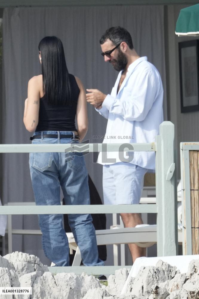 Dua Lipa And Romain Gavras At Eden Roc