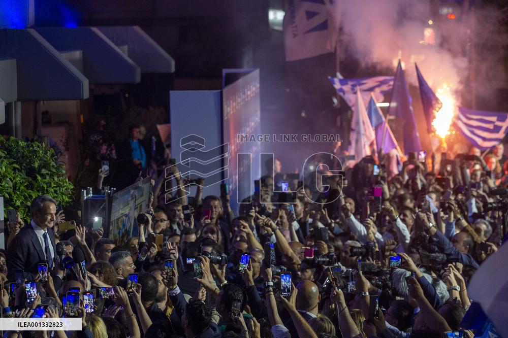 GREECE-ATHENS-GENERAL ELECTIONS-NEW DEMOCRACY PARTY-VICTORY