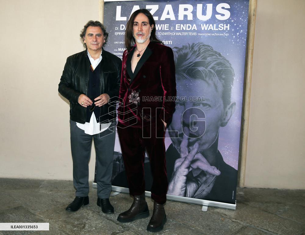 Lazarus Spectacle Press Conference - Milan