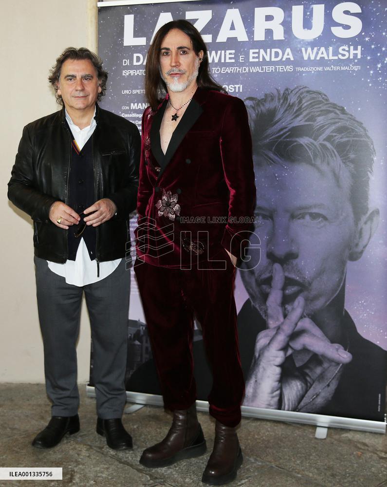 Lazarus Spectacle Press Conference - Milan