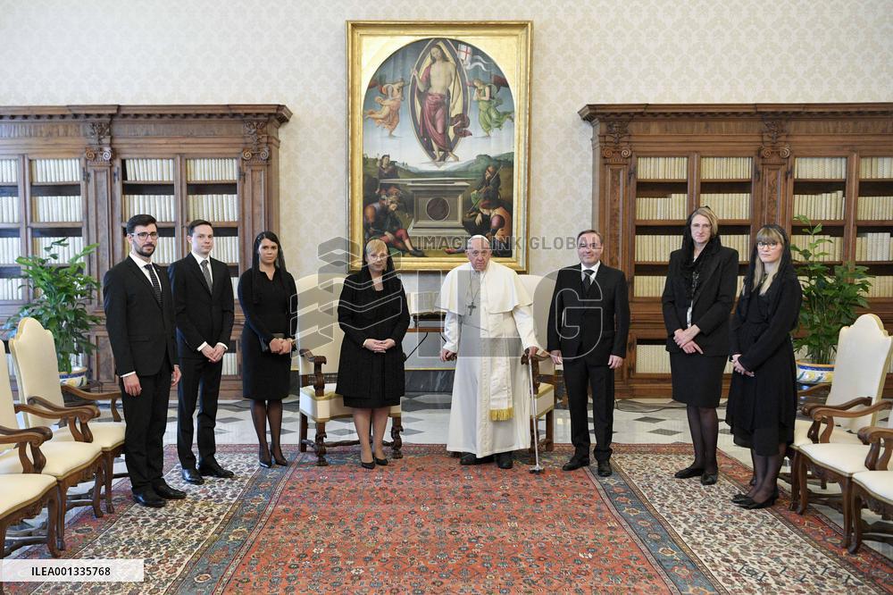 Pope Francis Receives Slovenia’s President - Vatican