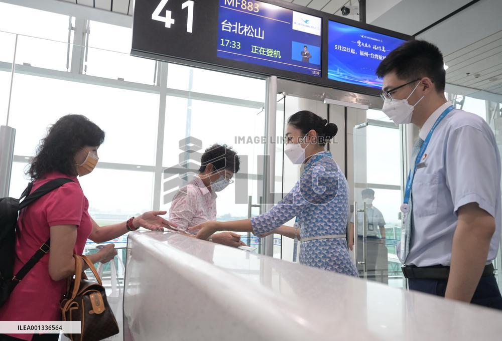 CHINA-FUJIAN-TAIWAN-DIRECT FLIGHTS-RESUMPTION (CN)