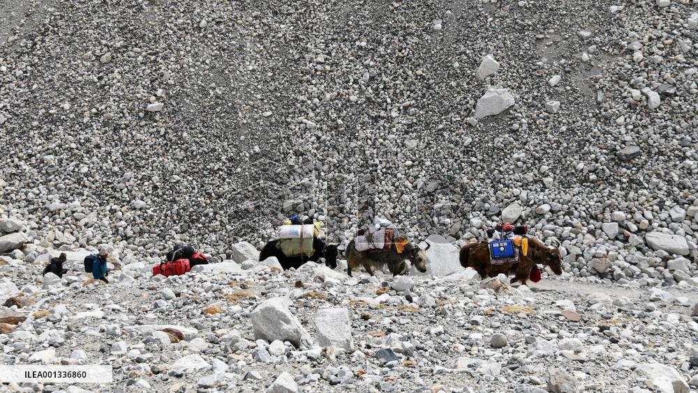 (InTibet)CHINA-TIBET-MT. QOMOLANGMA-HERDSMAN (CN)