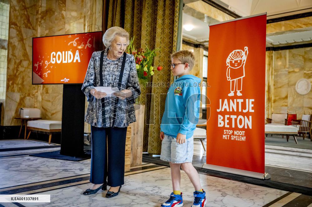 Princess Beatrix At Jantje Beton Prize 2023 - Leiden