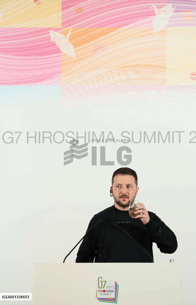 Ukrainian President Zelenskyy in Hiroshima