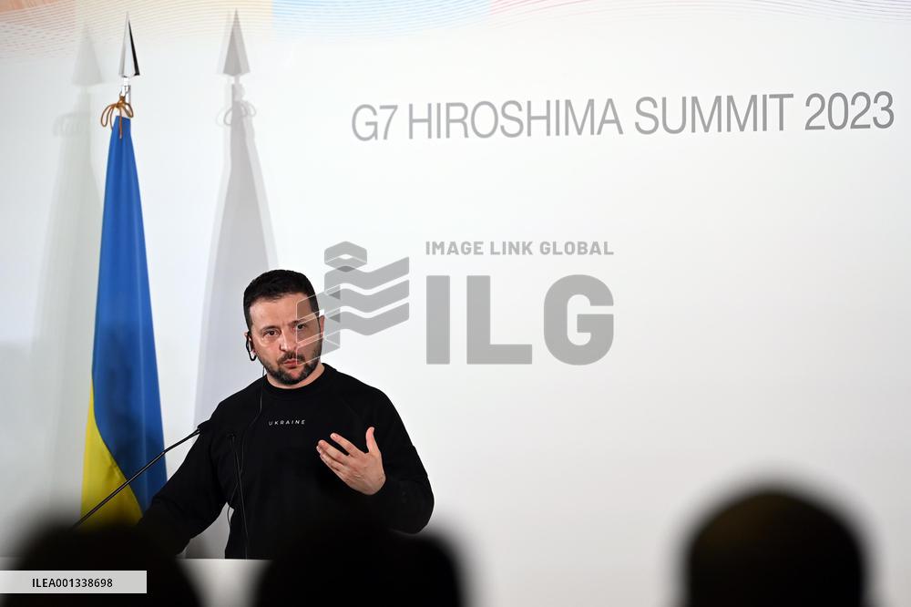 Ukrainian President Zelenskyy in Hiroshima