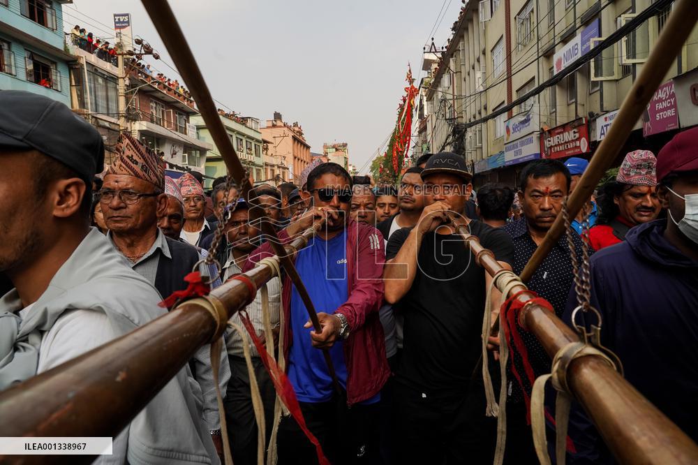 NEPAL-LALITPUR-RATO MACHINDRANATH FESTIVAL