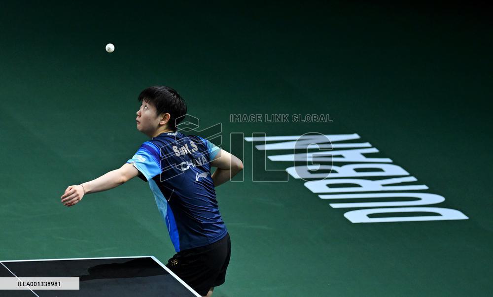 (SP)SOUTH AFRICA-DURBAN-ITTF-TABLE TENNIS-WORLD CHAMPIONSHIPS FINALS-DAY 3