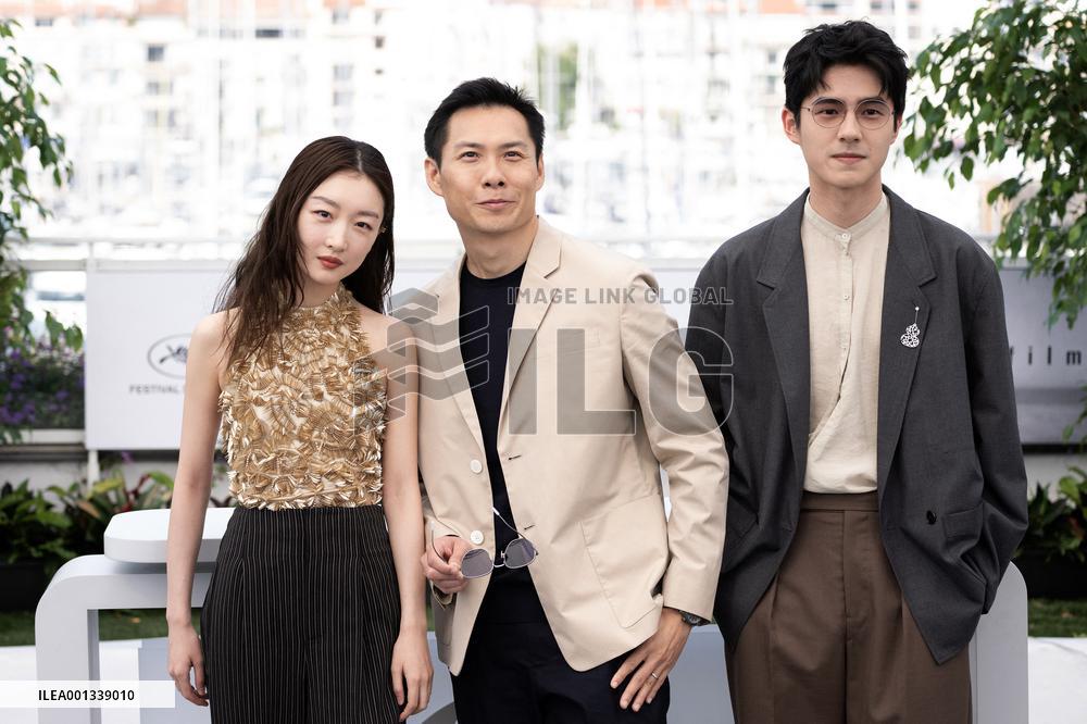Ran Dong (The Breaking Ice) photocall  Cannes - Day 7