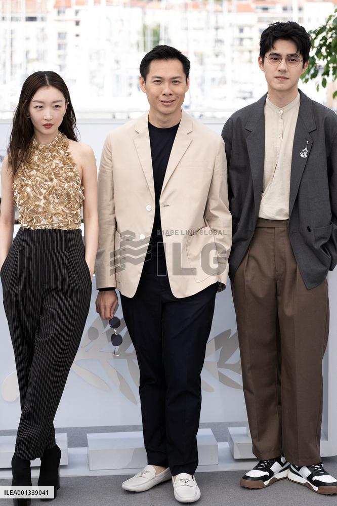 Ran Dong (The Breaking Ice) photocall  Cannes - Day 7