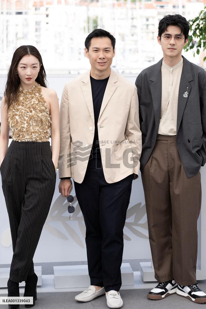 Ran Dong (The Breaking Ice) photocall  Cannes - Day 7