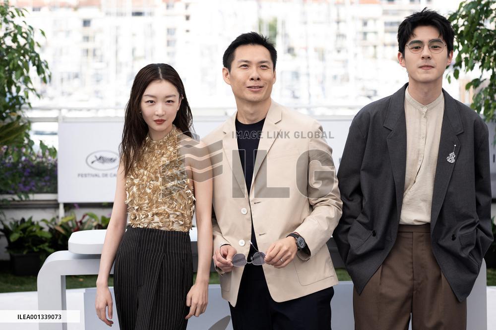 Ran Dong (The Breaking Ice) photocall  Cannes - Day 7