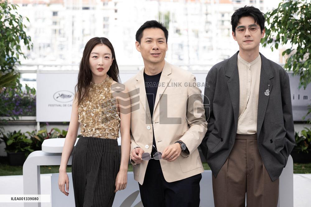 Ran Dong (The Breaking Ice) photocall  Cannes - Day 7
