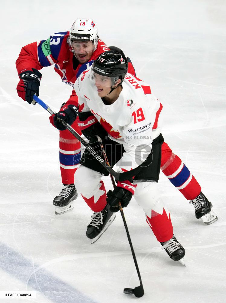 (SP)LATVIA-RIGA-2023 IIHF ICE HOCKEY WORLD CHAMPIONSHIP-CANADA VS NORWAY