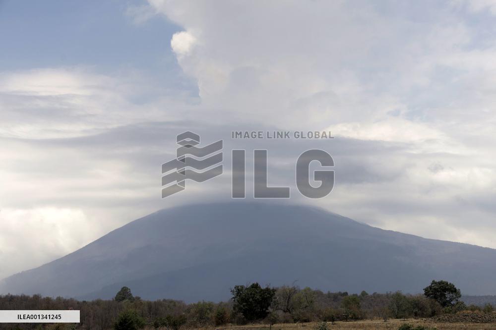 Popocatepetl Volcano Erupts - Mexico