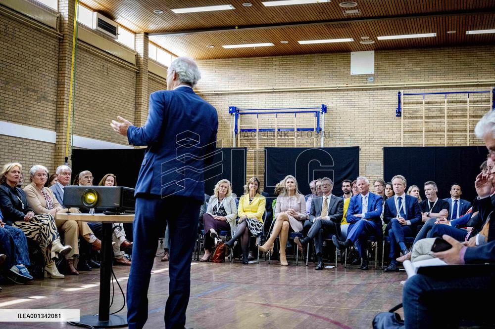 Queen Maxima At A Meeting About Appropriate Care - Austerlitz
