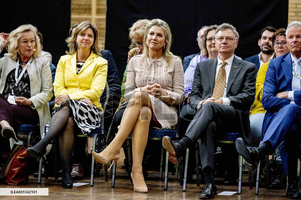 Queen Maxima At A Meeting About Appropriate Care - Austerlitz
