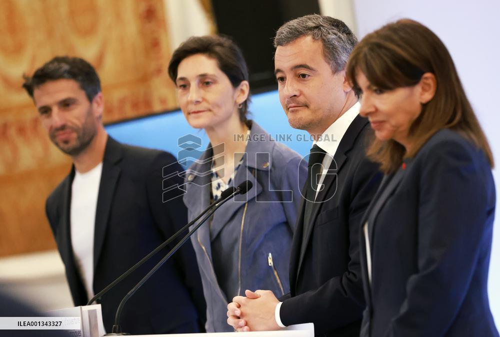 (SP)FRANCE-PARIS-OLYMIC OPENING CEREMONY-PROTOCOL SIGNING