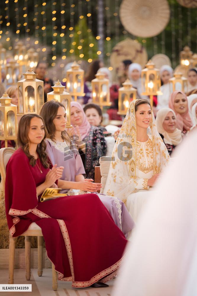 Queen Rania of Jordan Hosts a Dinner Prior to Royal Wedding - Amman