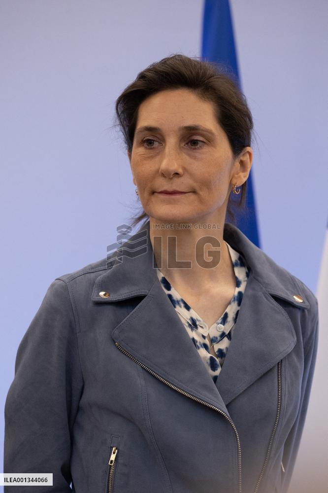 Signing of the protocol for the opening Paris 2024 Olympics - Paris