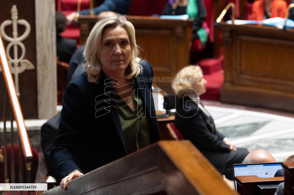 Questions to the government at the National Assembly - Paris